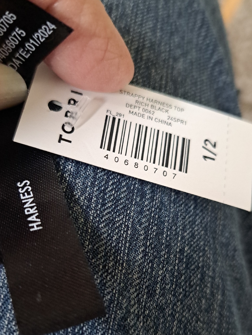 #166 Torrid 1/2 Strappy Harness Top - Picture 4 of 4